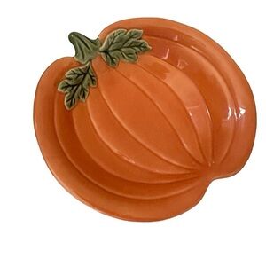Vintage Retired Pampered Chef Pumpkin Candy Dish - Festive Fall Decor